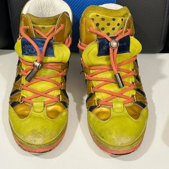 Dolce & Gabbana Yellow and Black Leather Bag - Picture 3 of 16